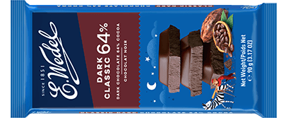 Dark chocolate 64% cocoa content 90g