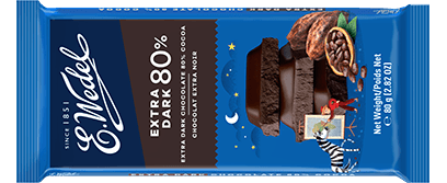 Extra dark chocolate 80% 80g