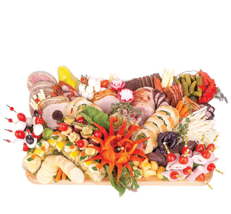 Country Board with Peasant Food