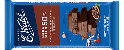 Mild dark chocolate 50% cocoa 90g